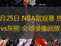 10月25日 NBA常規(guī)賽 熱火vs灰熊 全場錄像回放